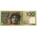 AUSTRALIA 2008 . ONE HUNDRED 100 DOLLARS BANKNOTE . STEVENS/HENRY . FIRST PREFIX AA08